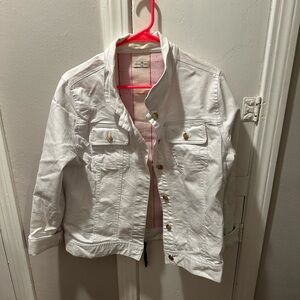 Classic White Jean Jacket for Women